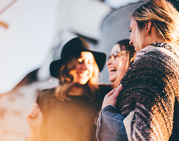 Group of friends enjoying time together